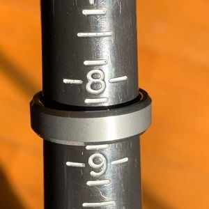 Wedding Band Tungsten Carbide Size 8 1/2 Laser Engraved Psalm 34:3 Men’s Women’s